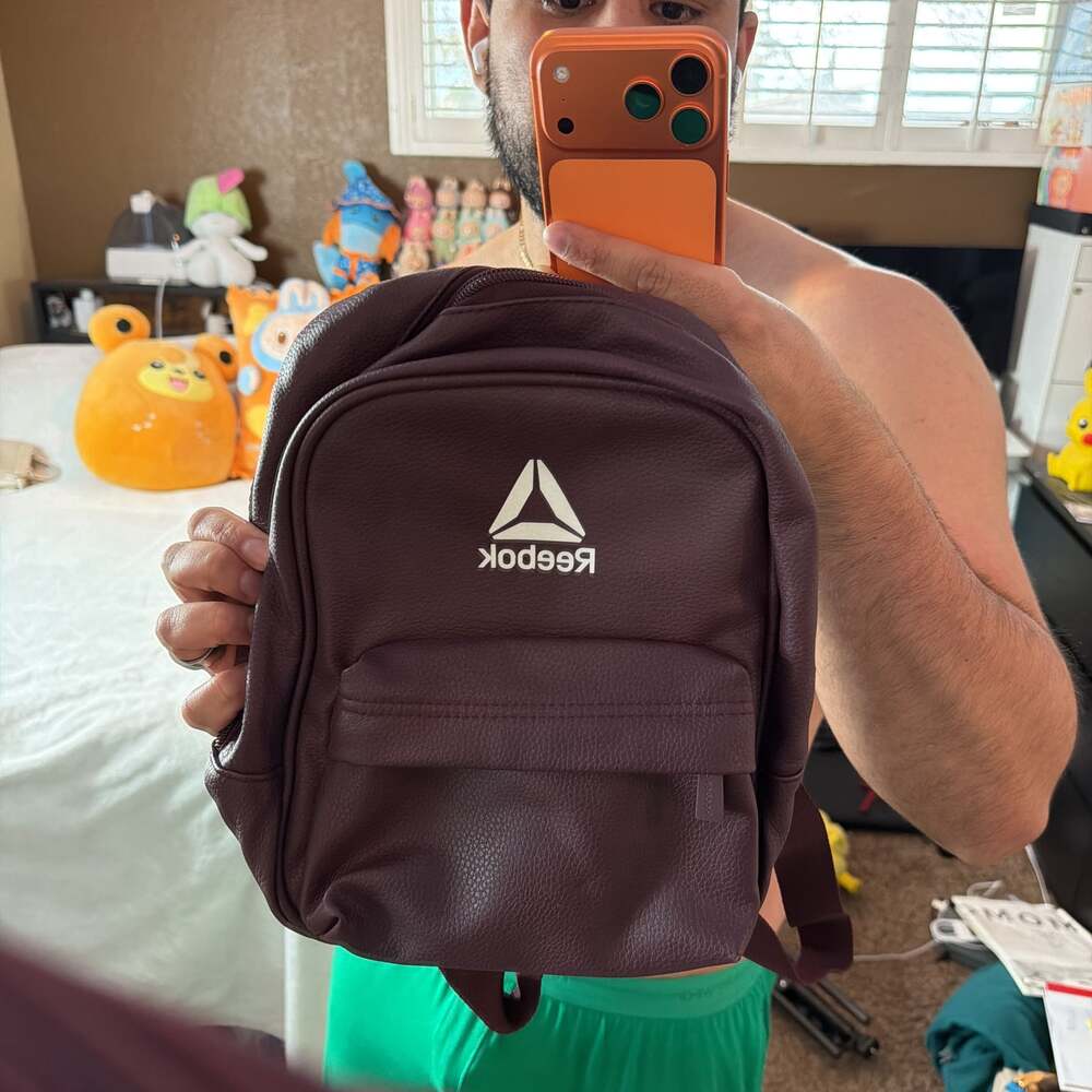 Reebok Spellbinding Mini Backpack Purple Faux Lea… - image 8